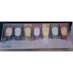 Lacura 7 Piece Scented Hand Cream Collection 6.16 FL.OZ Total Botanical Oil New